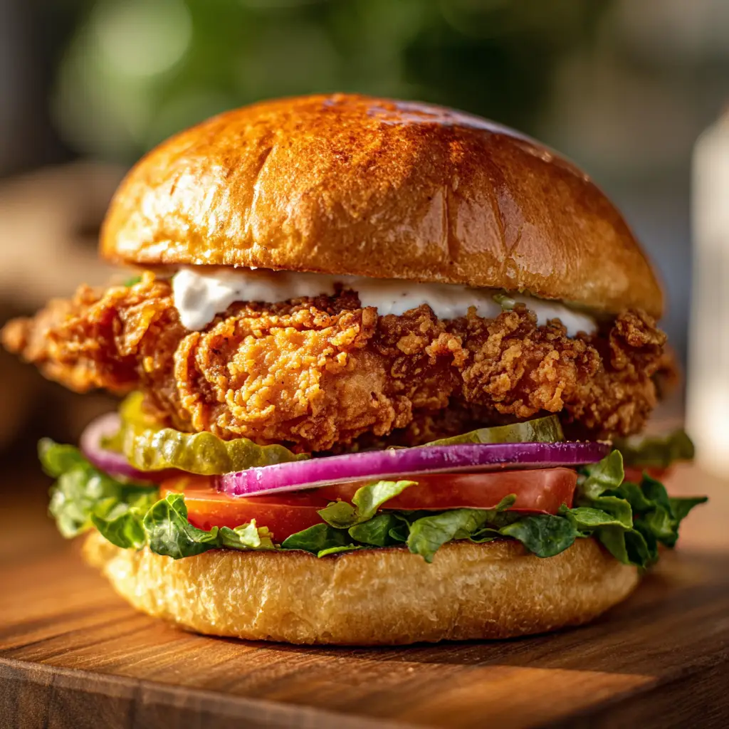 Longhorn Steakhouse Crispy Buttermilk Chicken Sandwich