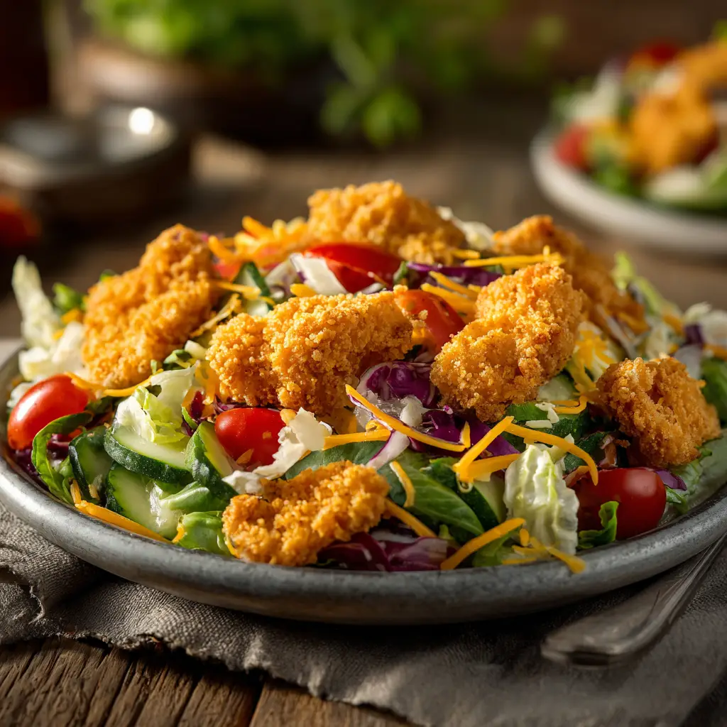 Longhorn Steakhouse Farm Fresh Field Greens with Crispy Chicken Tenders Menu