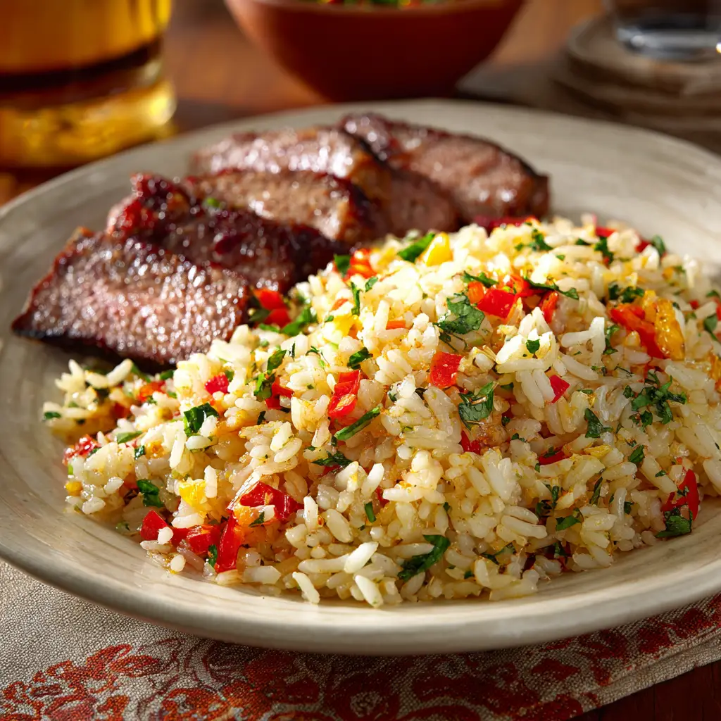 Longhorn Steakhouse Seasoned Rice Pilaf Menu